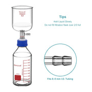 StonyLab Buchner Funnel Filteration Kit heavy duty chemical processing configuration