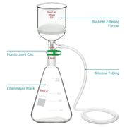 Close-up view showing the precise design and material of StonyLab Buchner Funnel Filteration Kit