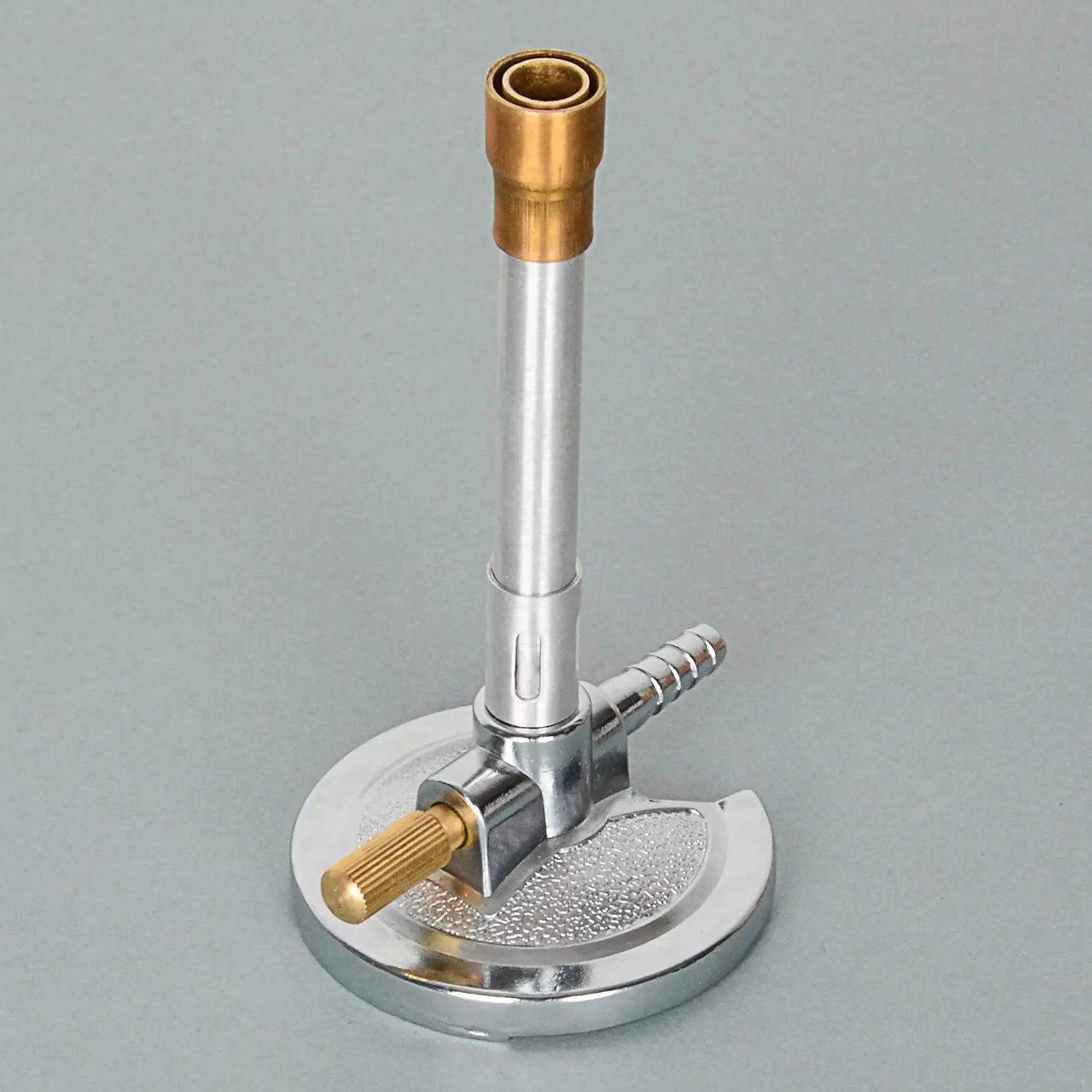 Side view and dimensional layout of the durable StonyLab Bunsen Burner