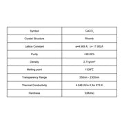 StonyLab CaCO3 Single Crystal Substrate heavy duty chemical processing configuration