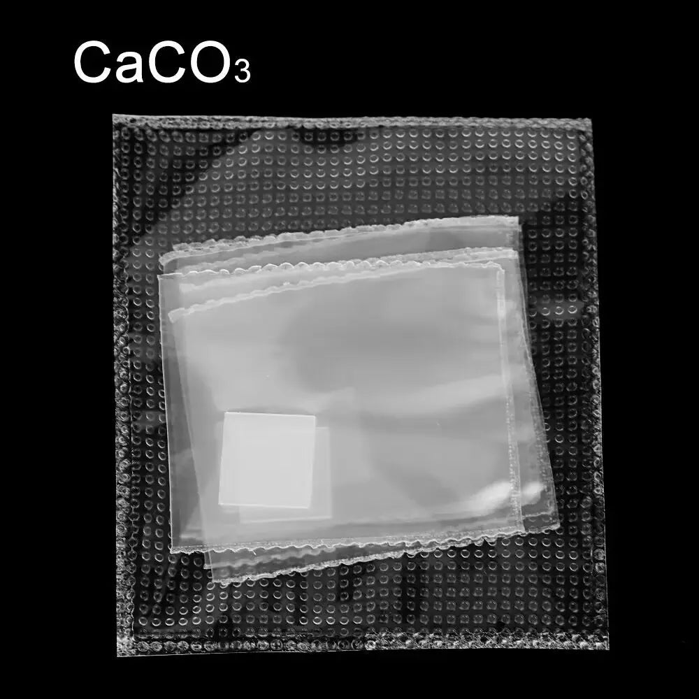 Side view and dimensional layout of the durable StonyLab CaCO3 Single Crystal Substrate