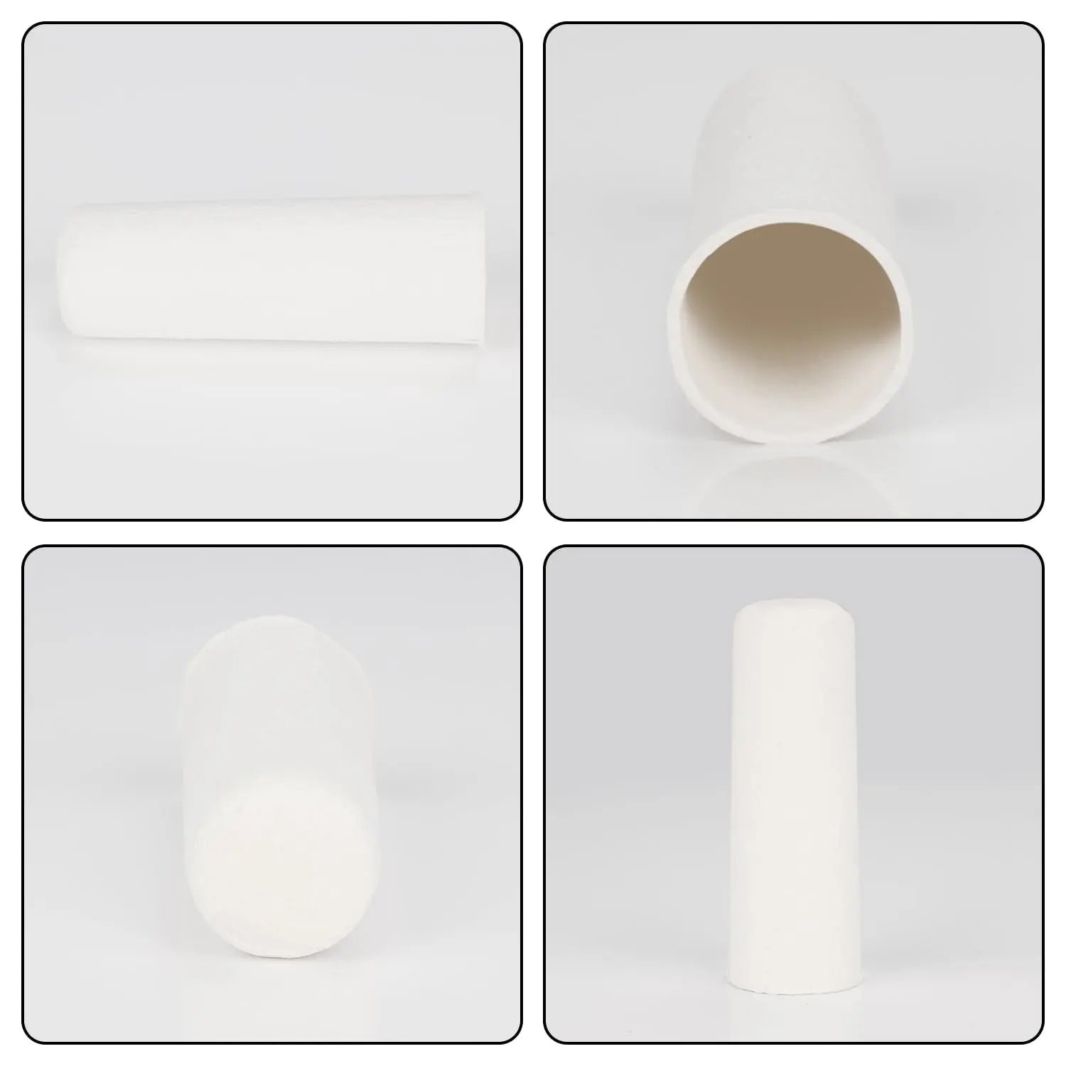 Close-up view showing the precise design and material of StonyLab Cellulose Extraction Thimble Filters