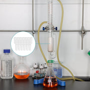 Side view and dimensional layout of the durable StonyLab Cellulose Extraction Thimble Filters