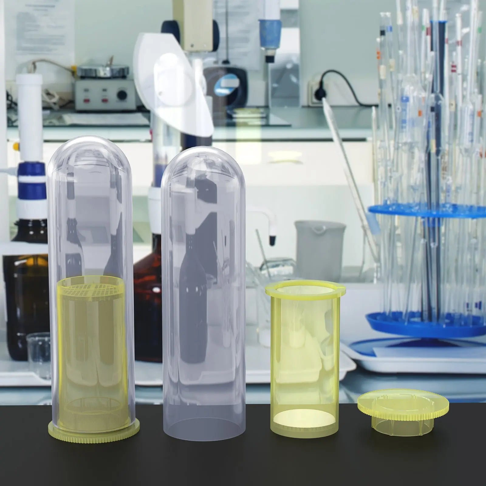 Alternative angle showing underlying build quality of StonyLab Centrifugal Filter Units with Microporous Membrane and Filter Column for Standard Benchtop Centrifuges