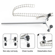 Side view and dimensional layout of the durable StonyLab Chain Clamp Holder