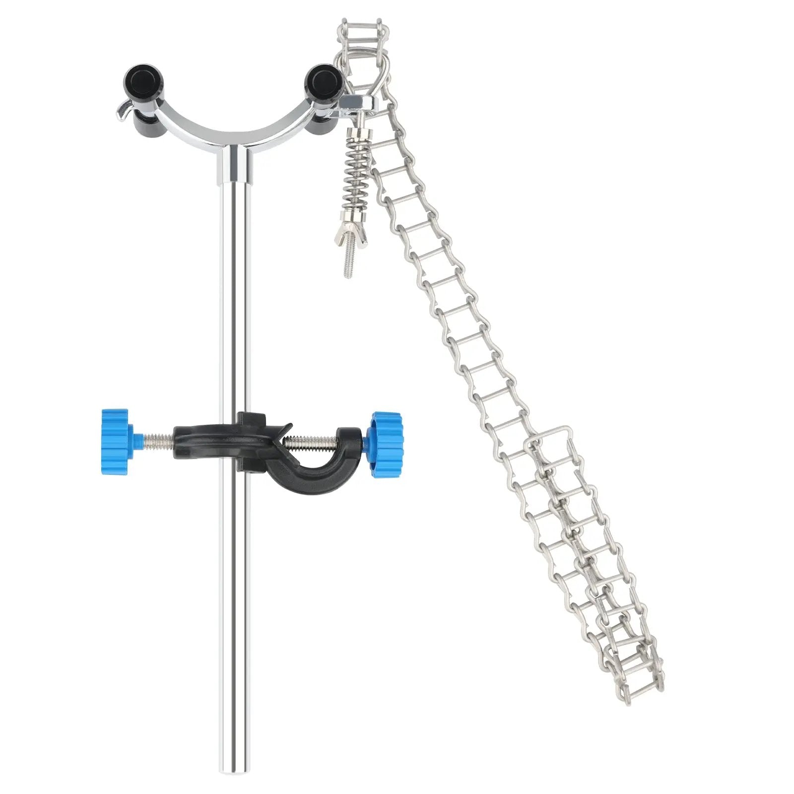 StonyLab Chain Clamp and Bosshead Clamp Holder Set for professional laboratory applications