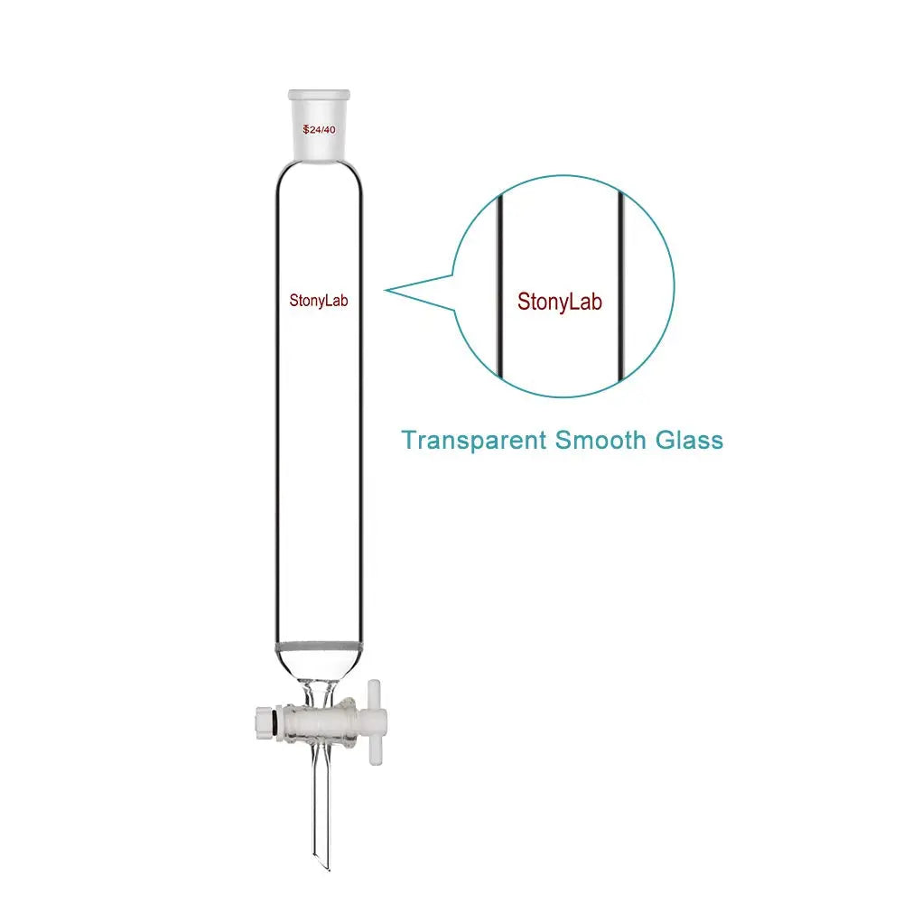 StonyLab 300mm Chromatography Column – Fine Frit 24/40