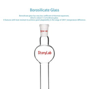 StonyLab Chromatography Column with Reservoir heavy duty chemical processing configuration