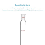 Side view and dimensional layout of the durable StonyLab Chromatography Column