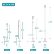 StonyLab Chromatography Column heavy duty chemical processing configuration