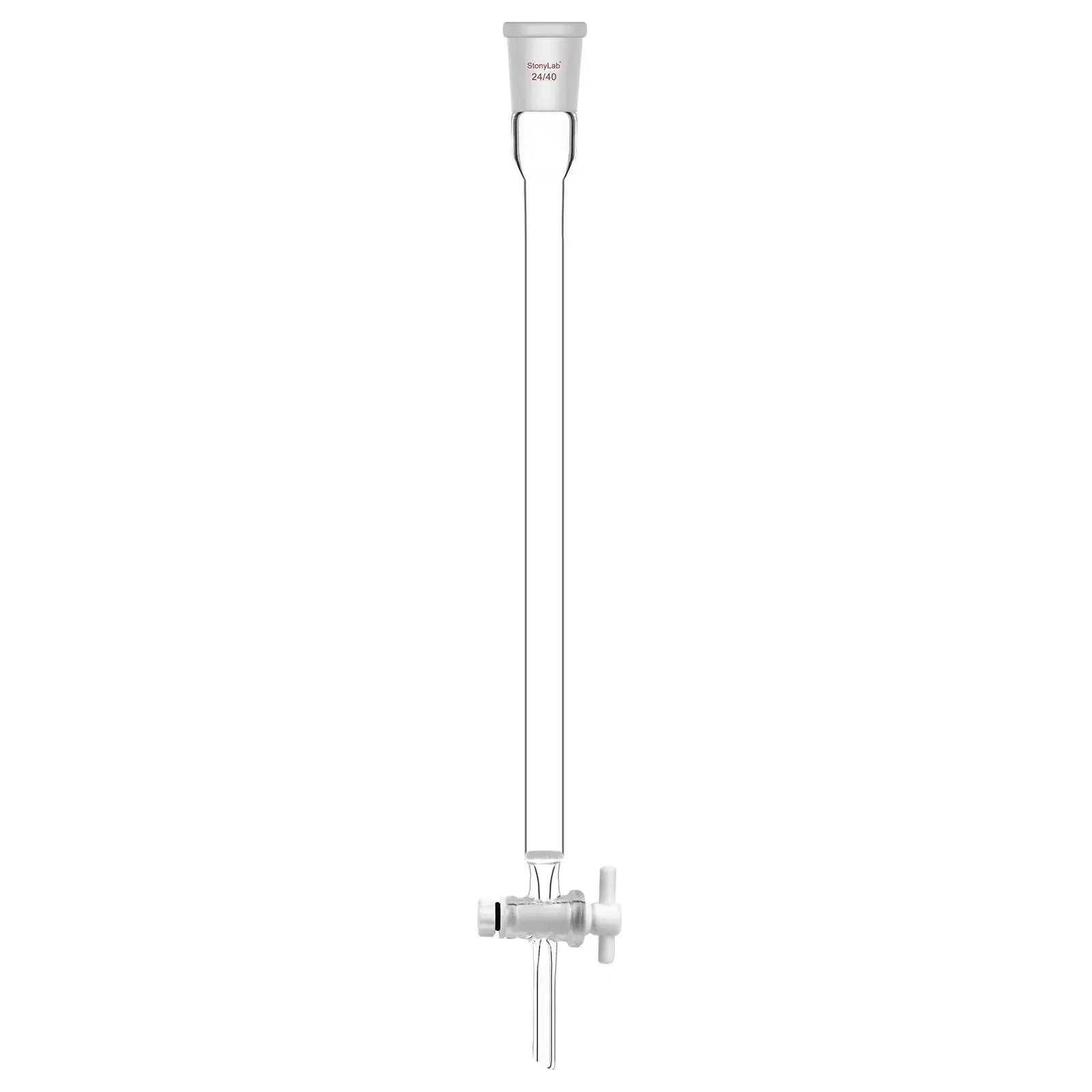 Chromatography Column, ID13-38 mm, 203-457 mm Effective Length, Medium Frit(40-80 μm), 24/40 Joint Chromatography-Column 13-mm-0.51-in-254-mm-10-in