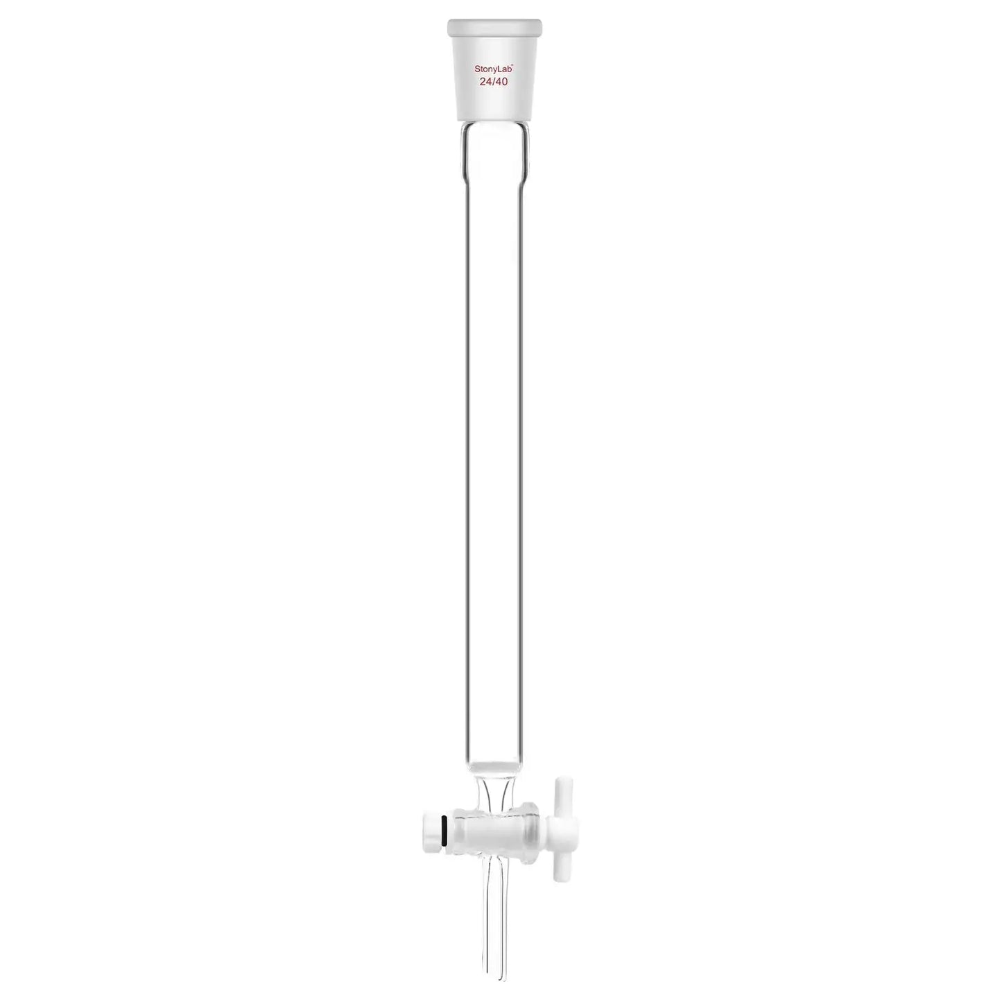 Chromatography Column, ID13-38 mm, 203-457 mm Effective Length, Medium Frit(40-80 μm), 24/40 Joint Chromatography-Column 19-mm-0.75-in-203-mm-7.99-in