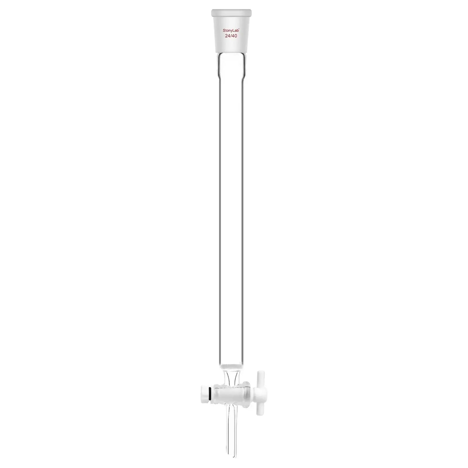 Chromatography Column, ID13-38 mm, 203-457 mm Effective Length, Medium Frit(40-80 μm), 24/40 Joint Chromatography-Column 19-mm-0.75-in-254-mm-10-in