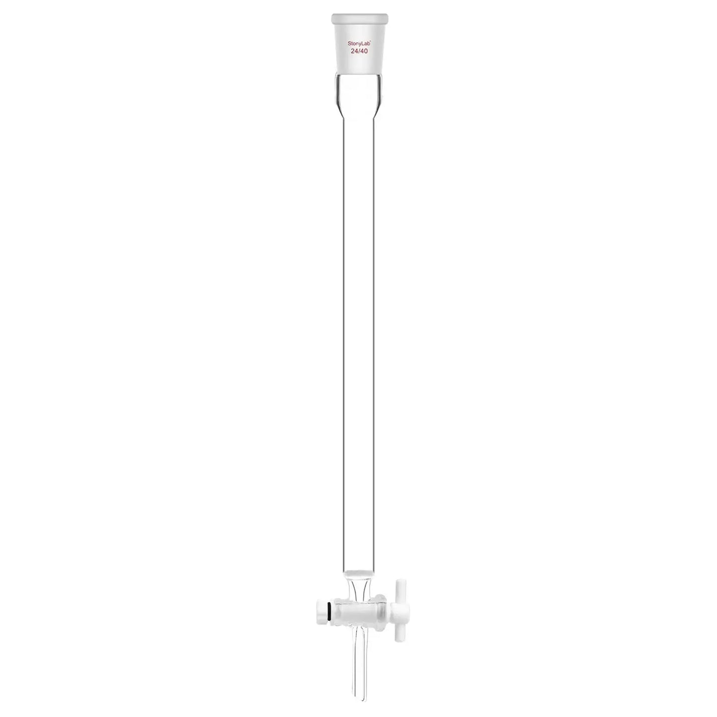 Chromatography Column, ID13-38 mm, 203-457 mm Effective Length, Medium Frit(40-80 μm), 24/40 Joint Chromatography-Column 19-mm-0.75-in-305-mm-12.01-in