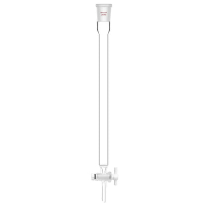 Chromatography Column, ID13-38 mm, 203-457 mm Effective Length, Medium Frit(40-80 μm), 24/40 Joint Chromatography-Column 19-mm-0.75-in-305-mm-12.01-in