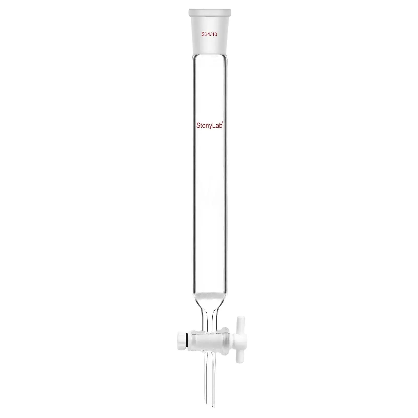 Chromatography Column, ID13-38 mm, 203-457 mm Effective Length, Medium Frit(40-80 μm), 24/40 Joint Chromatography-Column 25.4-mm-1-in-203-mm-7.99-in