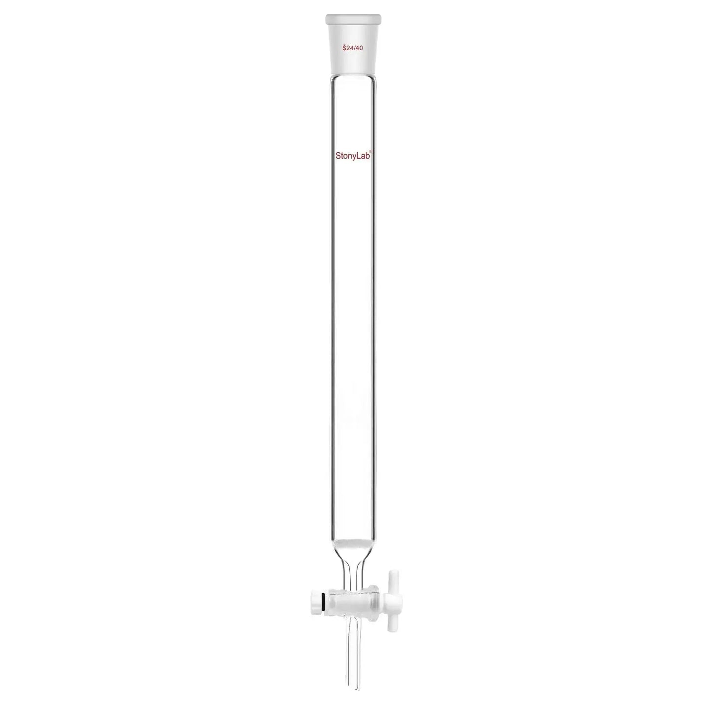 Chromatography Column, ID13-38 mm, 203-457 mm Effective Length, Medium Frit(40-80 μm), 24/40 Joint Chromatography-Column 25.4-mm-1-in-305-mm-12.01-in
