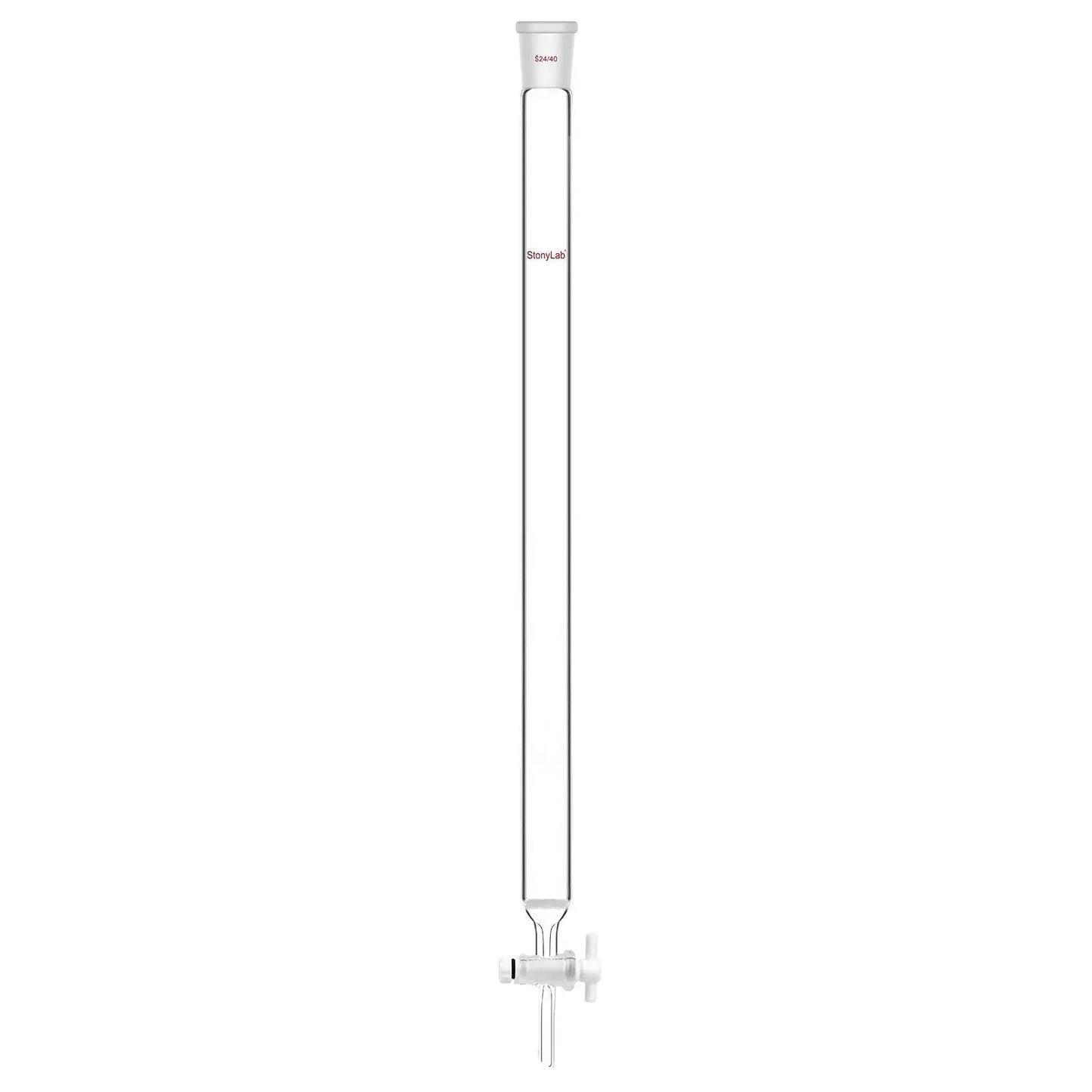 Chromatography Column, ID13-38 mm, 203-457 mm Effective Length, Medium Frit(40-80 μm), 24/40 Joint Chromatography-Column 25.4-mm-1-in-457-mm-17.99-in