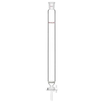 Chromatography Column, ID13-38 mm, 203-457 mm Effective Length, Medium Frit(40-80 μm), 24/40 Joint Chromatography-Column 38-mm-1.5-in-305-mm-12.01-in
