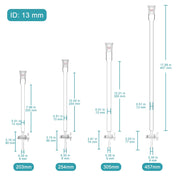 Close-up view showing the precise design and material of StonyLab Chromatography Column