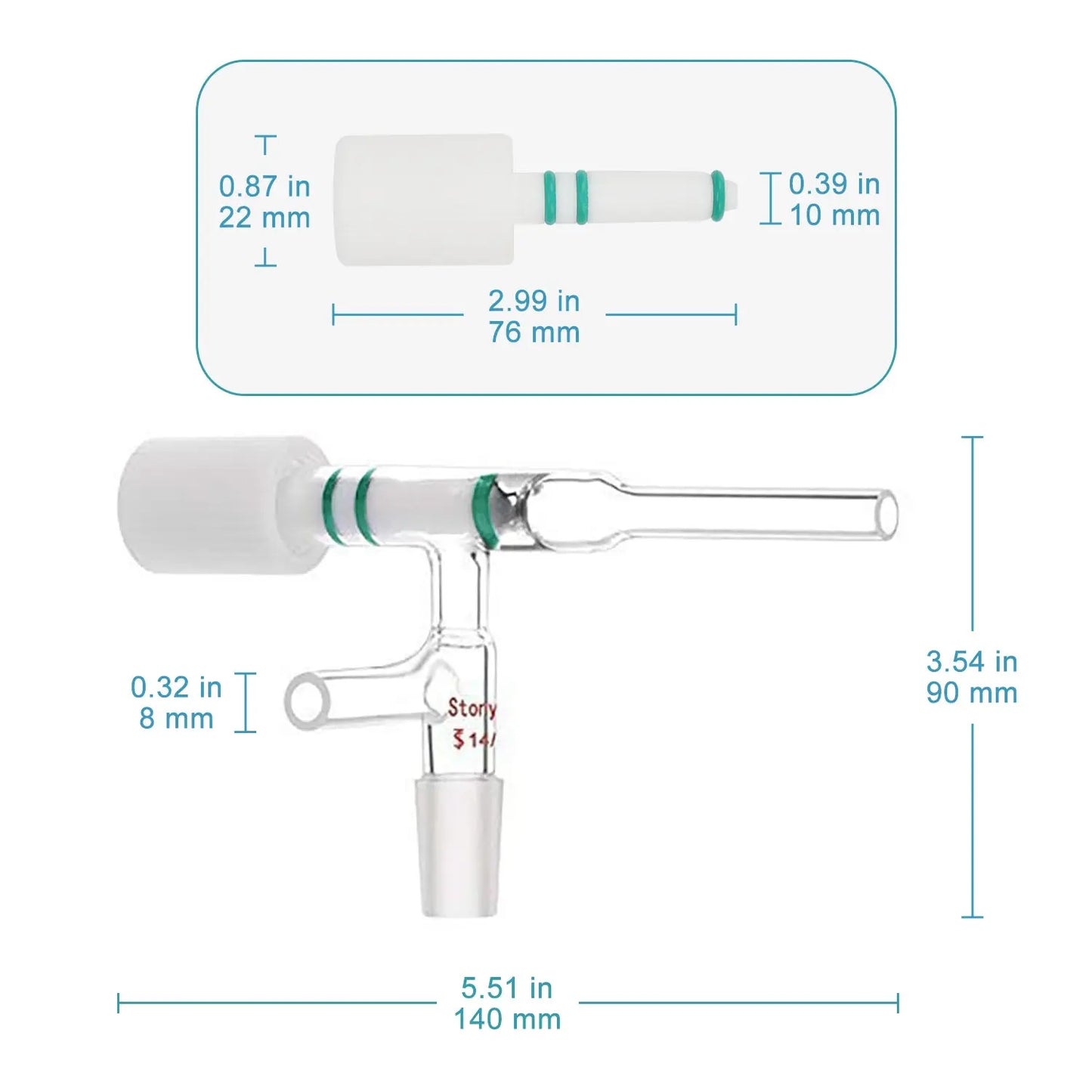 Chromatography Flow Control Adapter Adapters - Flow Control / Vacuum