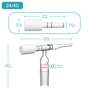 Detailed structural assembly component for StonyLab Chromatography Flow Control Adapter