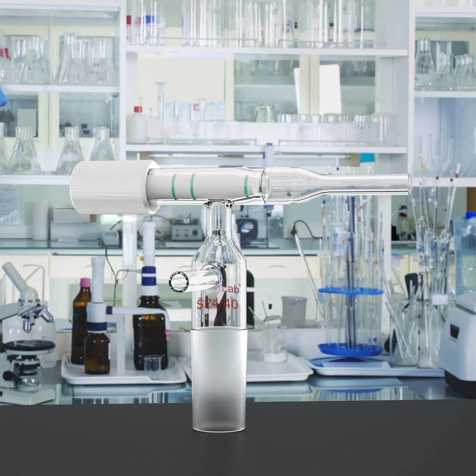 Comprehensive product view and setup components for StonyLab Chromatography Flow Control Adapter