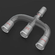 Alternative angle showing underlying build quality of StonyLab Claisen Distillation Adapter