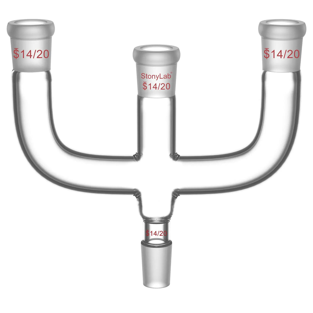Adaptateur Claisen En Verre Tridirectionnel 24/40 - 165mm X 90mm - SAFE-LAB Occasion Excellent état