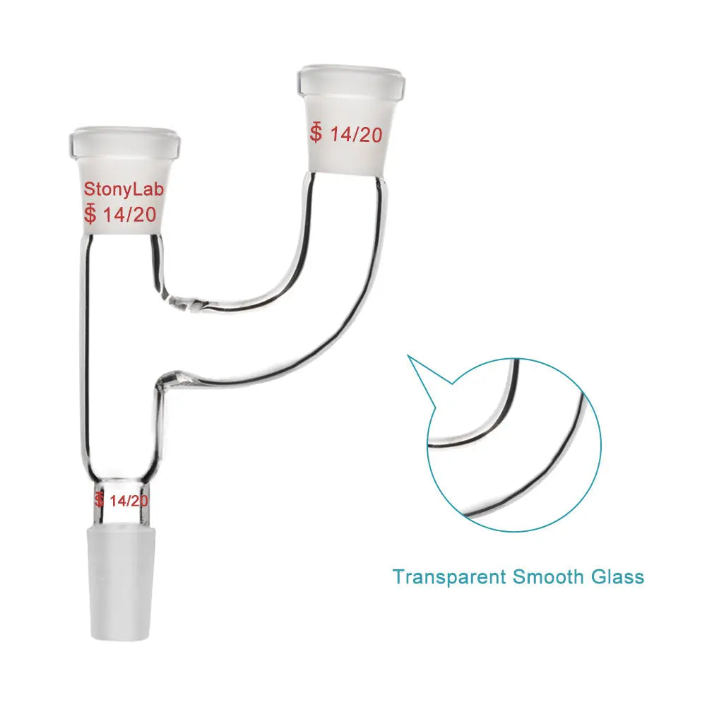 StonyLab Claisen Distillation Connecting Adapter heavy duty chemical processing configuration