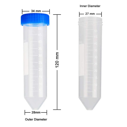 Conical Centrifuge Tubes, 50 ml, 25 Pack Tubes & Vials 50-ml-25-Pack