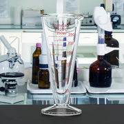 Alternative angle showing underlying build quality of StonyLab Conical Graduated Cylinder