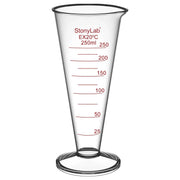 Comprehensive product view and setup components for StonyLab Conical Graduated Cylinder
