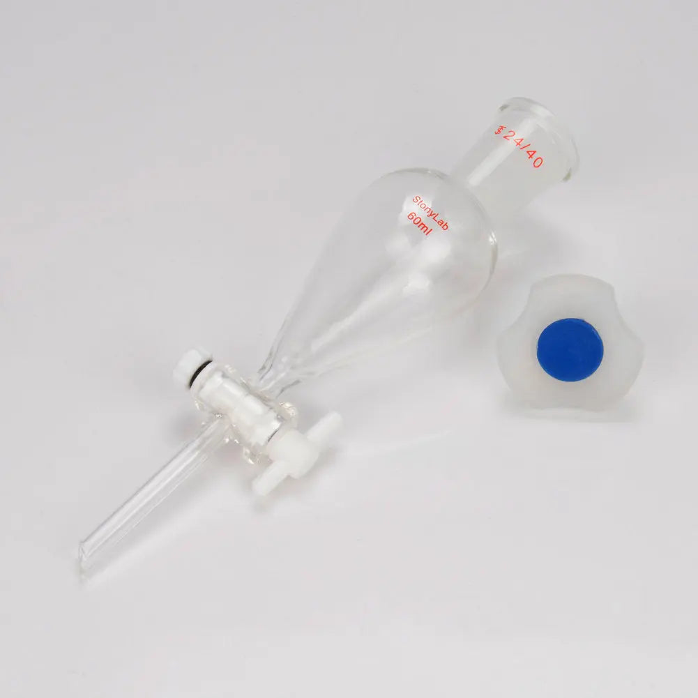 Conical Separatory Funnel with 24/40 Joints and PTFE Stopcock, 60-5000 ml Funnels-Separatory