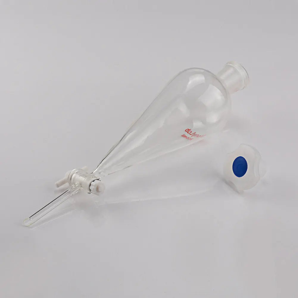 Conical Separatory Funnel with 24/40 Joints and PTFE Stopcock, 60-5000 ml Funnels-Separatory