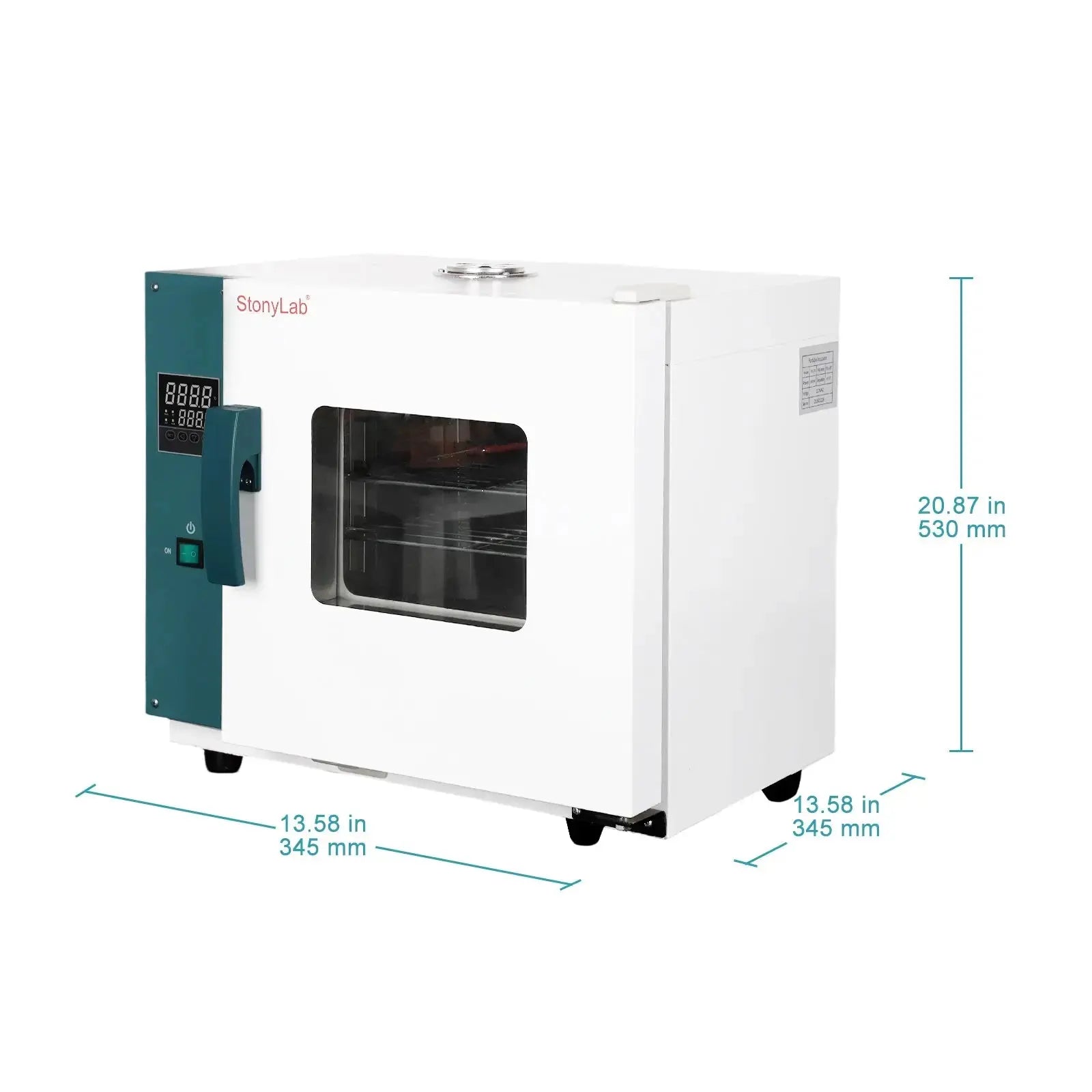 Close-up view showing the precise design and material of StonyLab Constant Temperature Laboratory Incubator