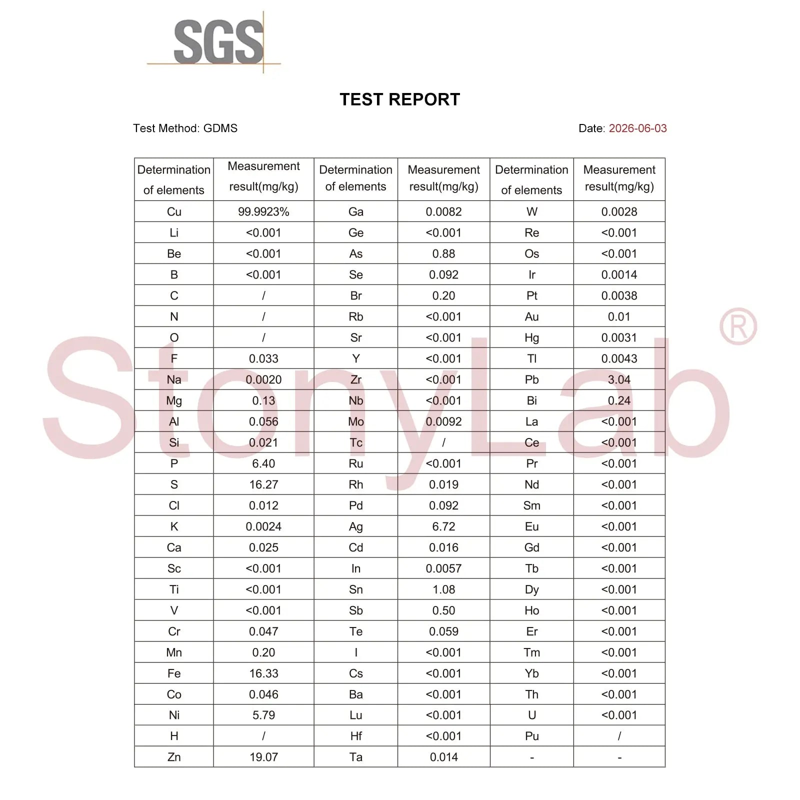 Copper Electrode Holder, All-Copper Clamp, 0.1-3 mm Clampable Thickness, SGS Certified - GDMS Tested Electrode Holder - Straight Shape