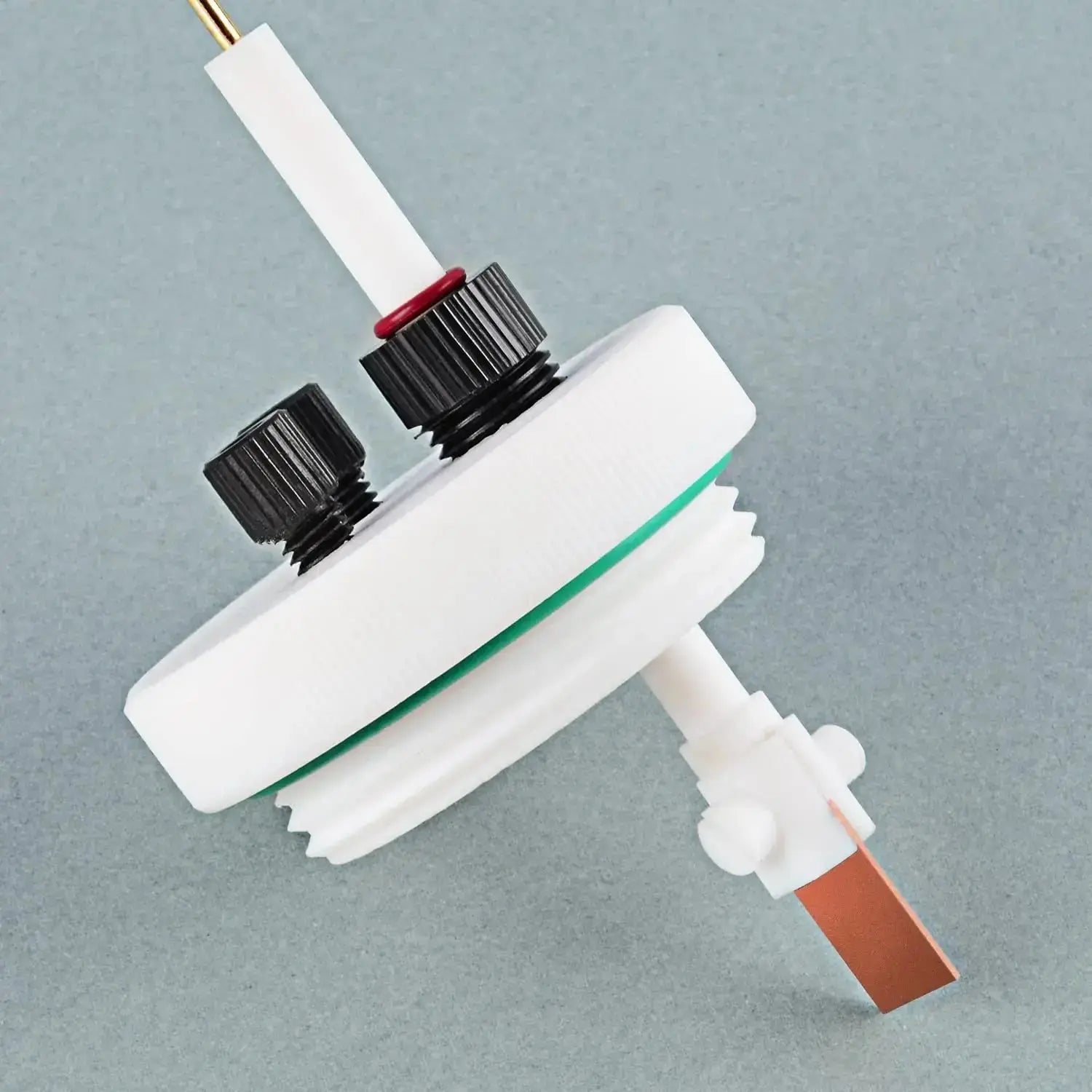 Detailed structural assembly component for StonyLab Copper Sheet Electrode Holder
