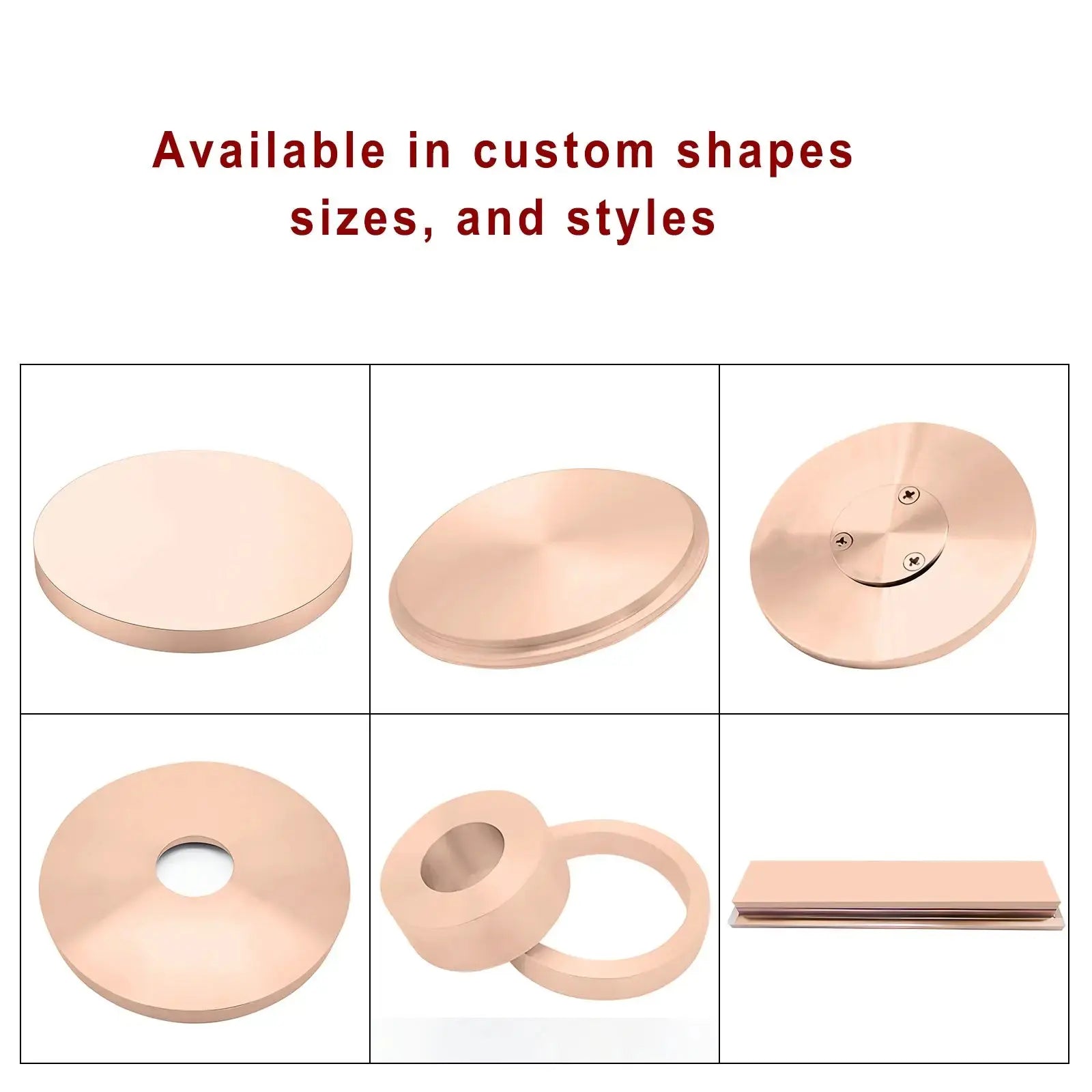 Detailed structural assembly component for StonyLab Copper (Cu) Sputtering Target