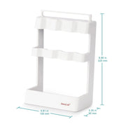 Side view and dimensional layout of the durable StonyLab Universal Pipette Holder
