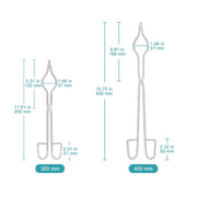 Close-up view showing the precise design and material of StonyLab Crucible Tongs