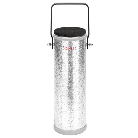 Cryogenic Dewar flask with handle and foam cap, borosilicate glass, 350–1900 ml for laboratory cryogenic liquid storage StonyLab