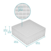 Close-up view showing the precise design and material of StonyLab Cryogenic Storage Box