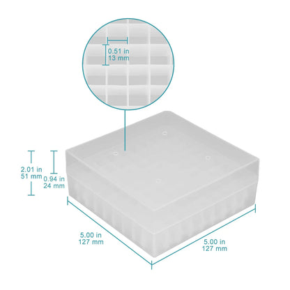 Cryogenic Storage Box, 36-Place / 50-Place / 81-Place Consumables-Cryogenic Storage Box