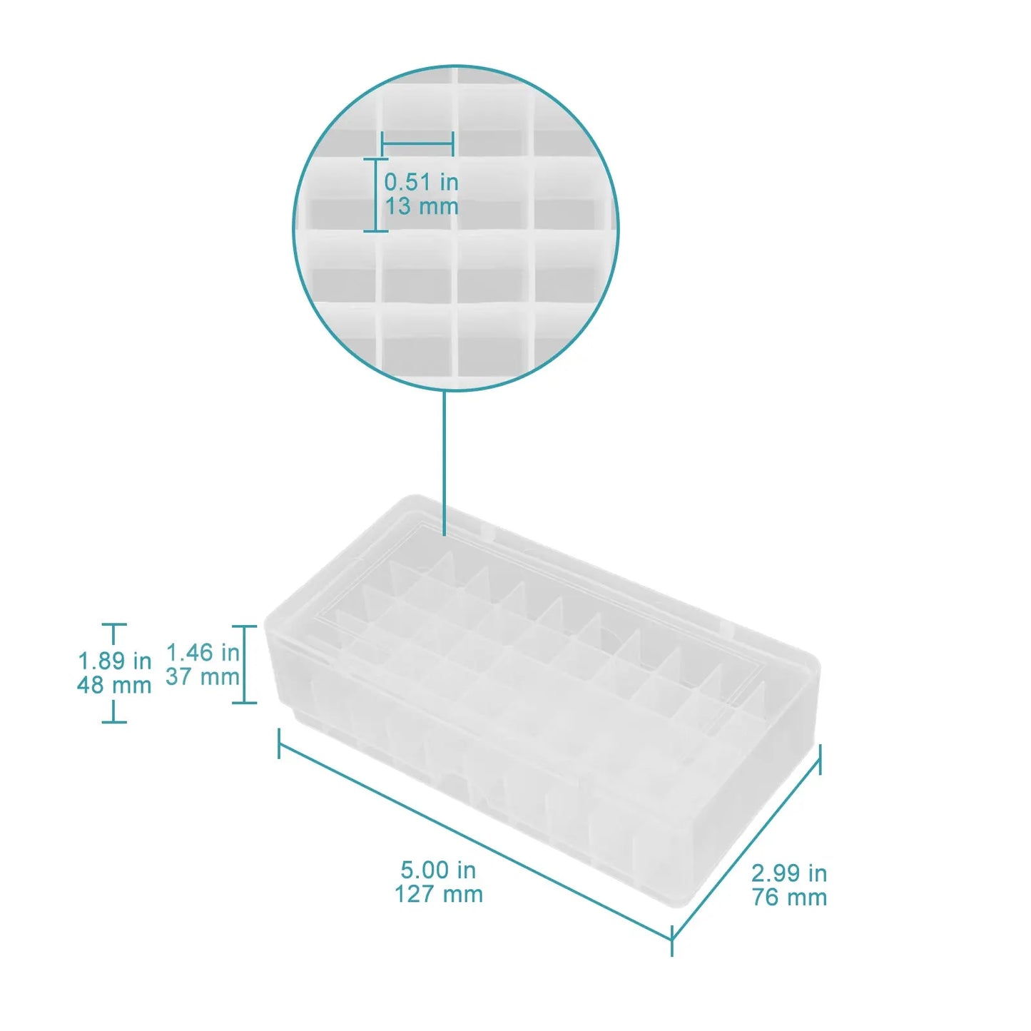 Cryogenic Storage Box, 36-Place / 50-Place / 81-Place Consumables-Cryogenic Storage Box 50-place