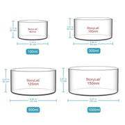 Crystallizing Dish, No Spout, 100-1000 ml Dish-Crystallizing