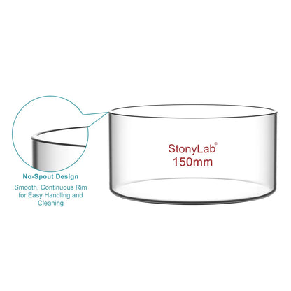Crystallizing Dish, No Spout, 100-1000 ml Dish-Crystallizing