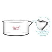 Crystallizing Dish, with Spout, 100-1000 ml Dish-Crystallizing