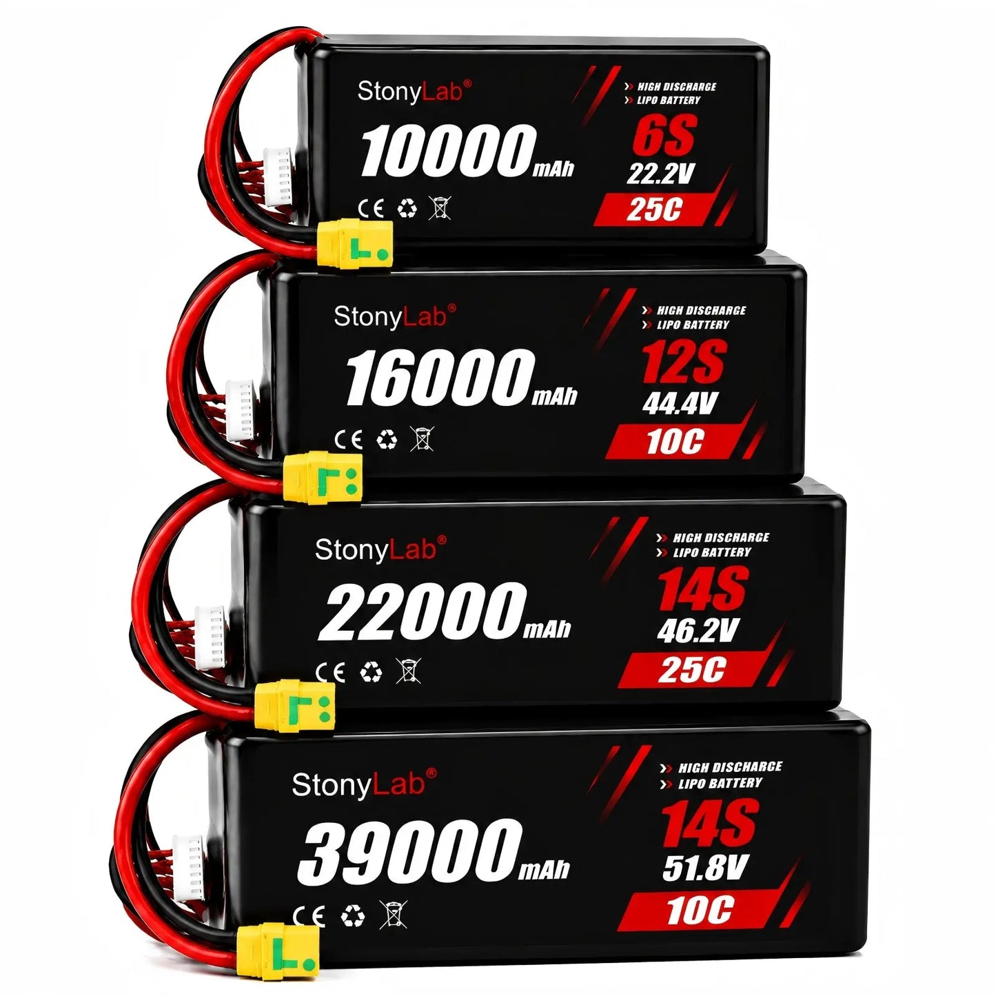 Custom UAV Agricultural Drone Battery Pack, Lithium LiPo Battery for Drones Customized Service