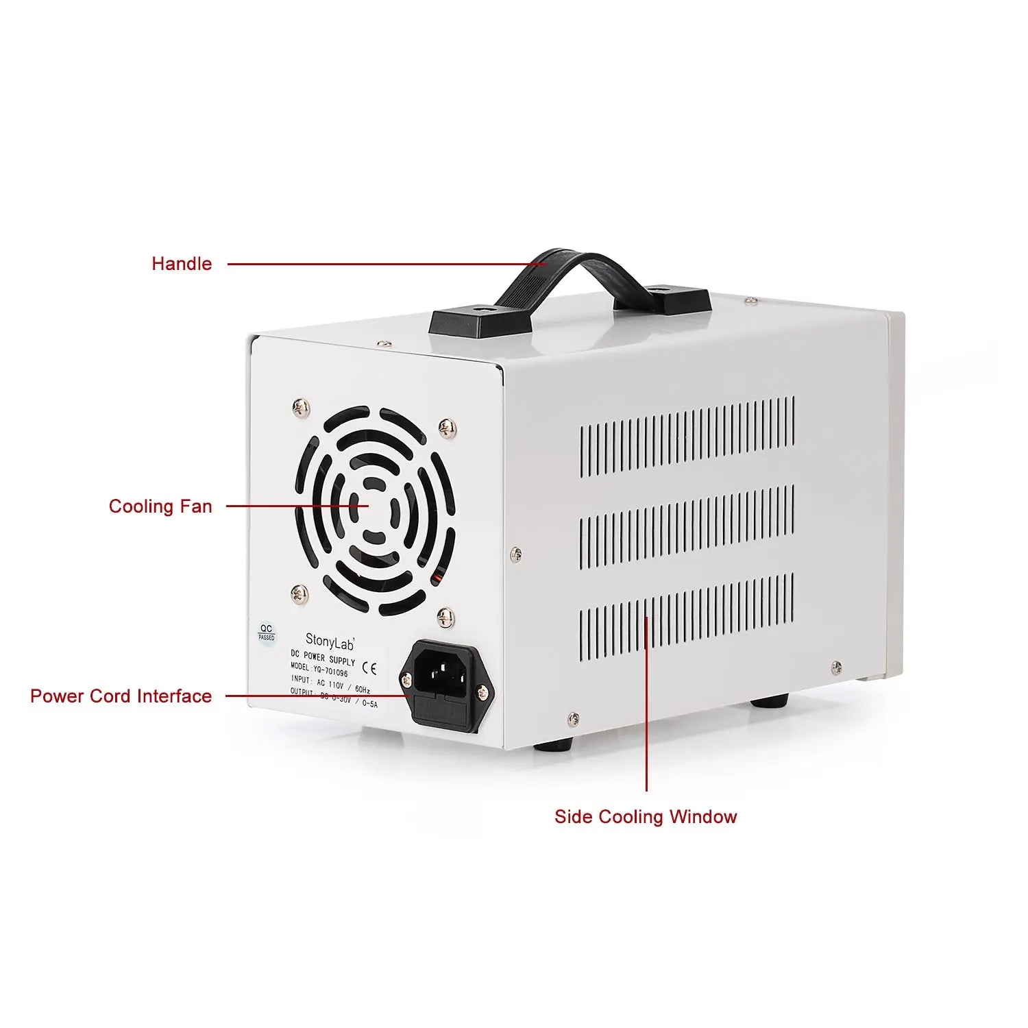 StonyLab DC Power Supply heavy duty chemical processing configuration
